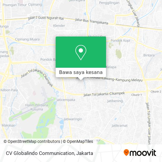 Peta CV Globalindo Communication