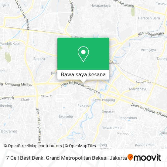 Peta 7 Cell Best Denki Grand Metropolitan Bekasi