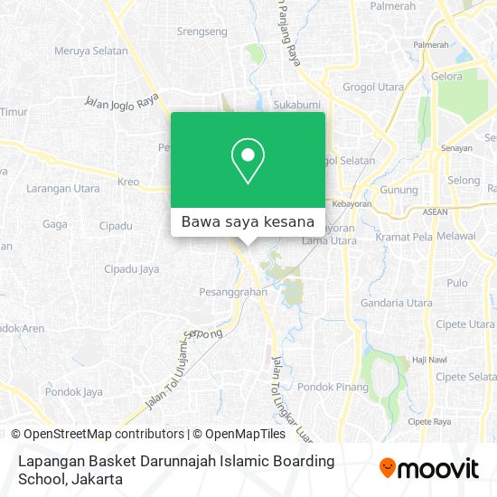 Peta Lapangan Basket Darunnajah Islamic Boarding School