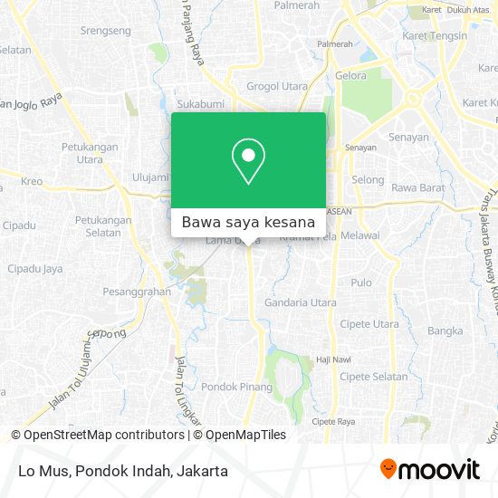 Peta Lo Mus, Pondok Indah