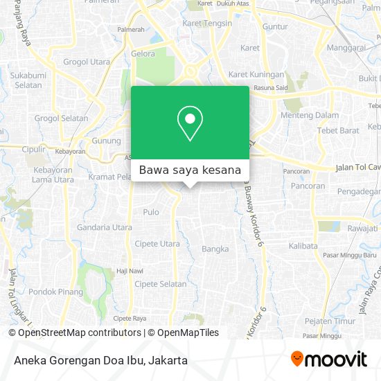 Peta Aneka Gorengan Doa Ibu