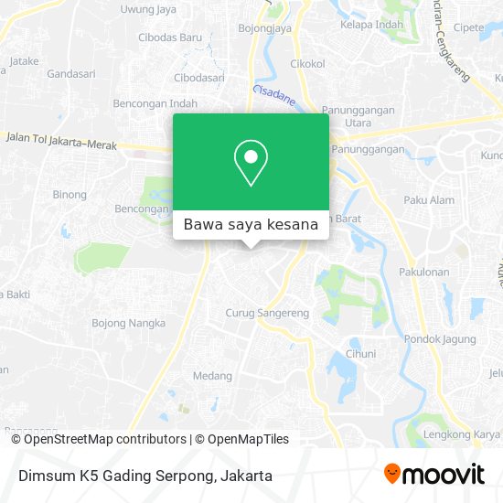Peta Dimsum K5 Gading Serpong