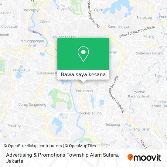 Peta Advertising & Promotions Township Alam Sutera