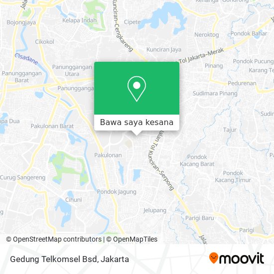 Peta Gedung Telkomsel Bsd