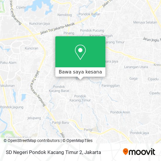 Peta SD Negeri Pondok Kacang Timur 2