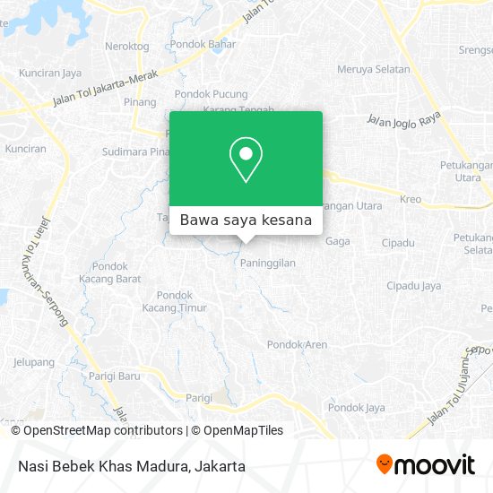 Peta Nasi Bebek Khas Madura