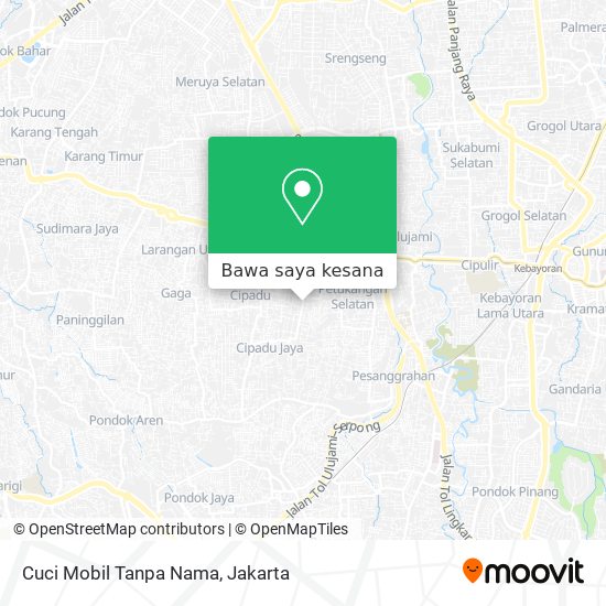 Peta Cuci Mobil Tanpa Nama