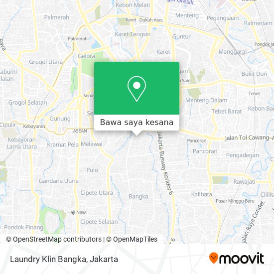 Peta Laundry Klin Bangka