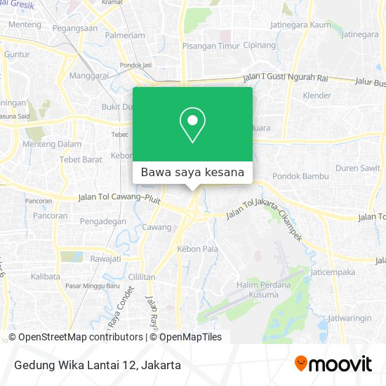 Peta Gedung Wika Lantai 12