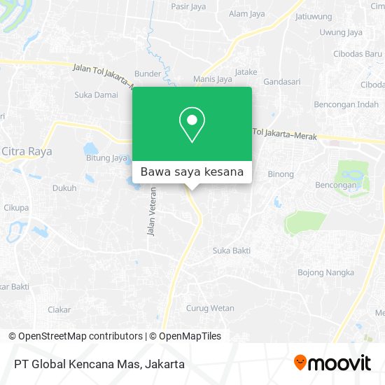 Peta PT Global Kencana Mas