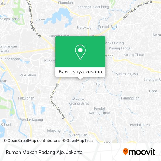 Peta Rumah Makan Padang Ajo