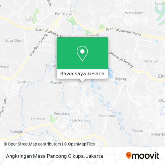 Peta Angkringan Masa Pancong Cikupa