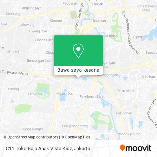 Peta C11 Toko Baju Anak Vista Kidz