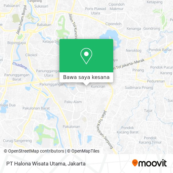 Peta PT Halona Wisata Utama