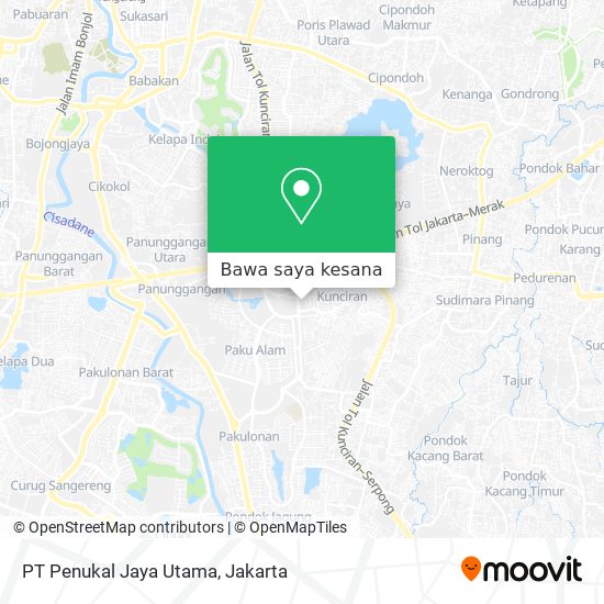 Peta PT Penukal Jaya Utama