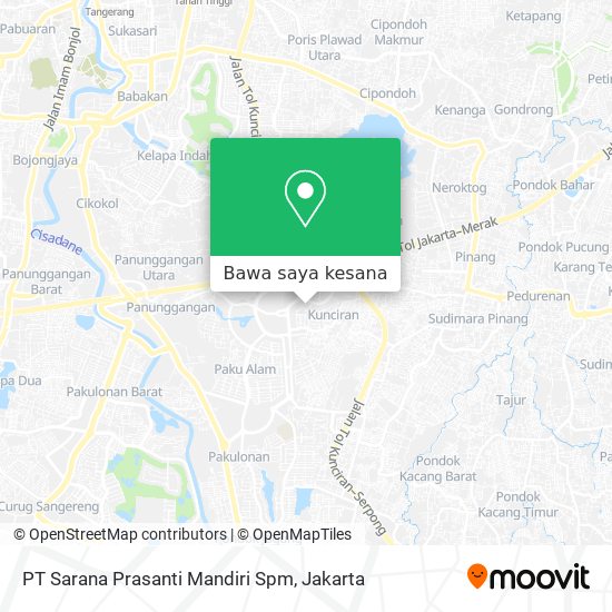 Peta PT Sarana Prasanti Mandiri Spm