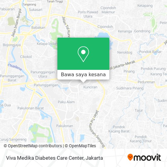 Peta Viva Medika Diabetes Care Center