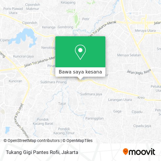 Peta Tukang Gigi Pantes Rofii