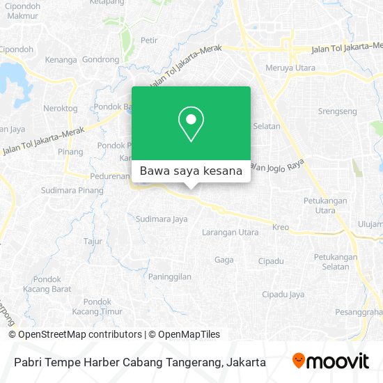 Peta Pabri Tempe Harber Cabang Tangerang