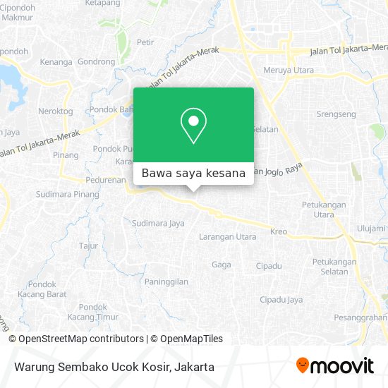 Peta Warung Sembako Ucok Kosir