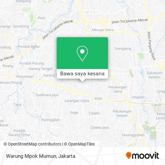 Peta Warung Mpok Mumun