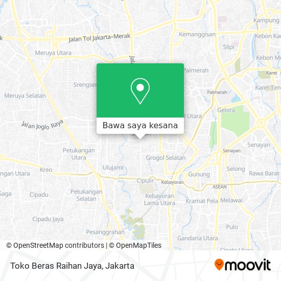 Peta Toko Beras Raihan Jaya