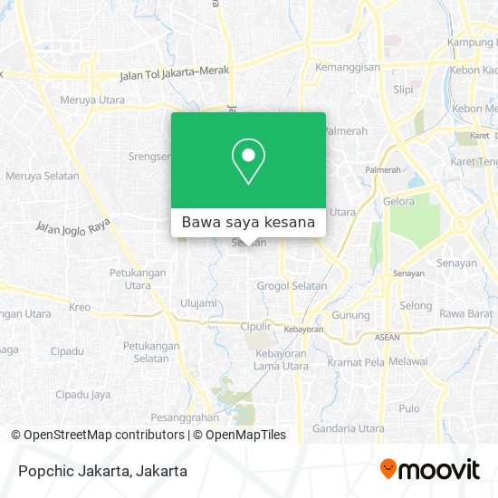 Peta Popchic Jakarta