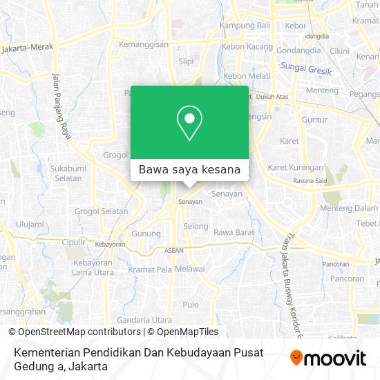 Peta Kementerian Pendidikan Dan Kebudayaan Pusat Gedung a