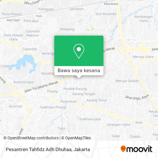 Peta Pesantren Tahfidz Adh Dhuhaa