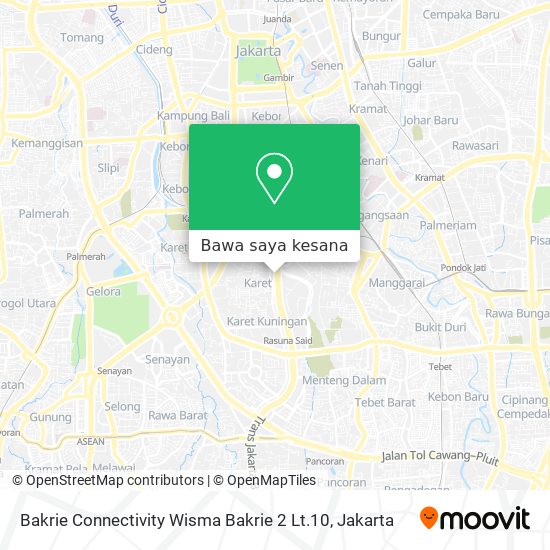 Peta Bakrie Connectivity Wisma Bakrie 2 Lt.10