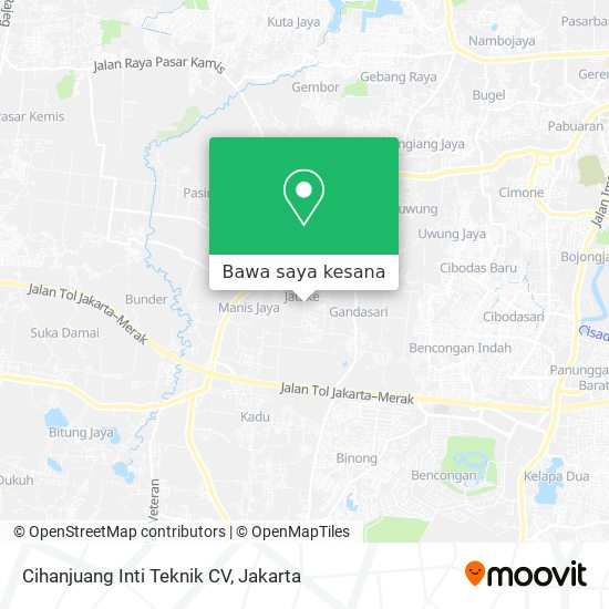 Peta Cihanjuang Inti Teknik CV