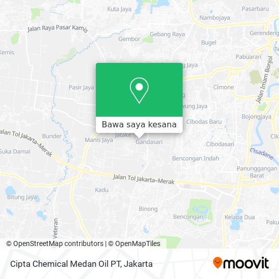 Peta Cipta Chemical Medan Oil PT