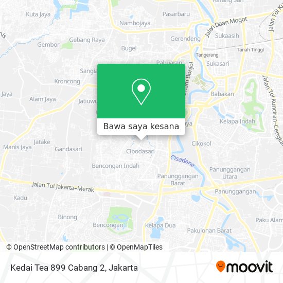 Peta Kedai Tea 899 Cabang 2