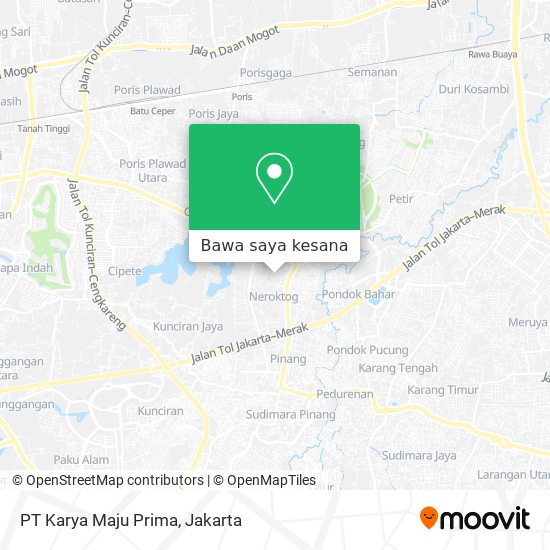 Peta PT Karya Maju Prima