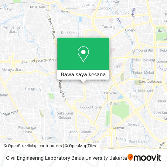 Peta Civil Engineering Laboratory Binus University