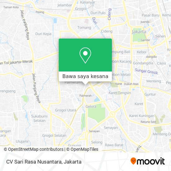 Peta CV Sari Rasa Nusantara