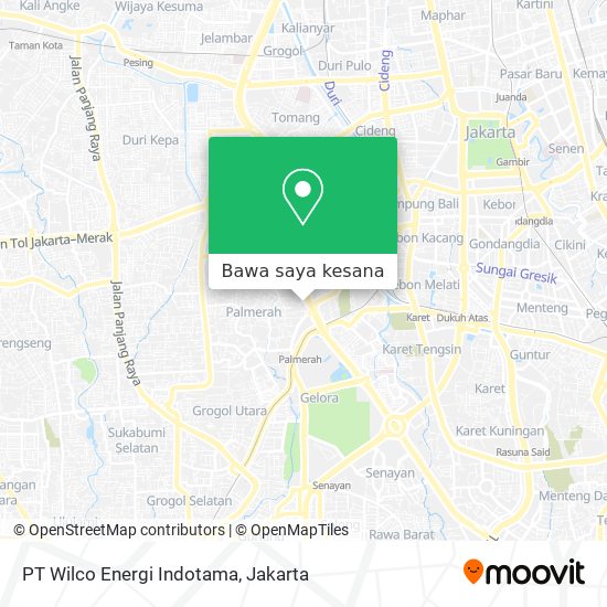 Peta PT Wilco Energi Indotama