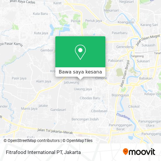 Peta Fitrafood International PT