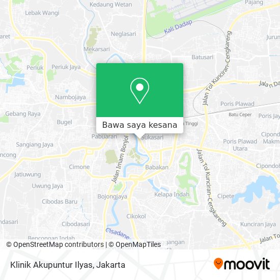 Peta Klinik Akupuntur Ilyas