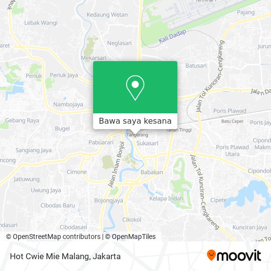 Peta Hot Cwie Mie Malang