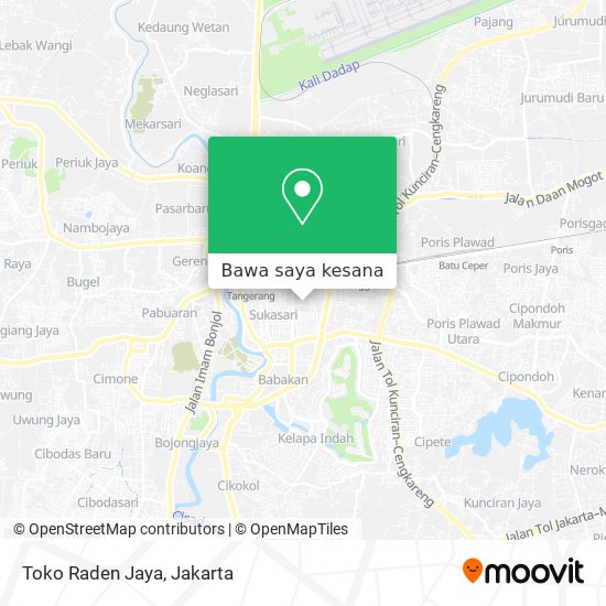 Peta Toko Raden Jaya