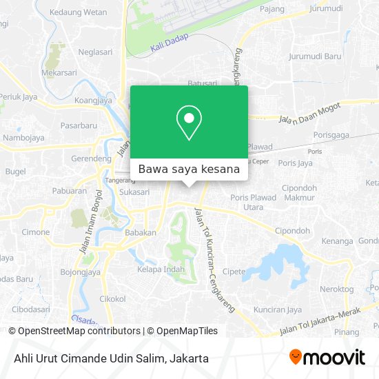 Peta Ahli Urut Cimande Udin Salim