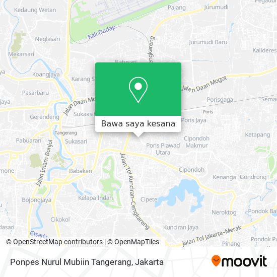 Peta Ponpes Nurul Mubiin Tangerang