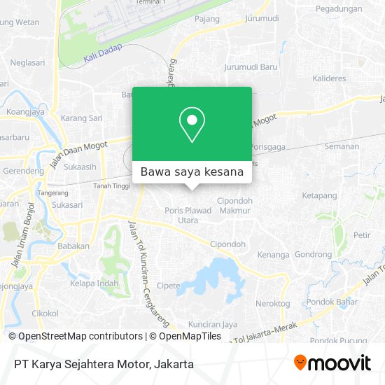 Peta PT Karya Sejahtera Motor