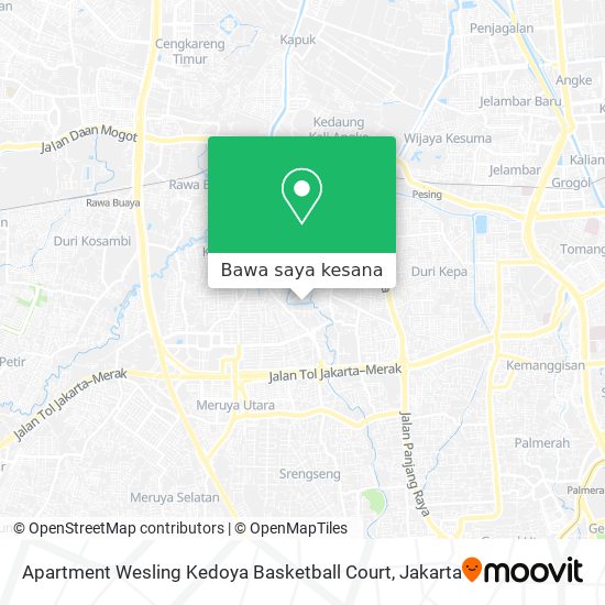 Peta Apartment Wesling Kedoya Basketball Court