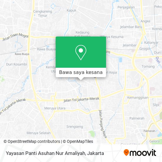 Peta Yayasan Panti Asuhan Nur Amaliyah
