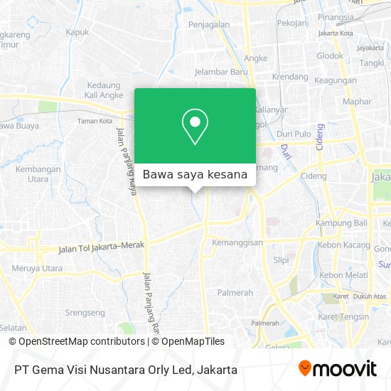 Peta PT Gema Visi Nusantara Orly Led