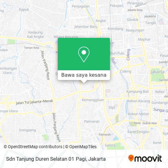 Peta Sdn Tanjung Duren Selatan 01 Pagi