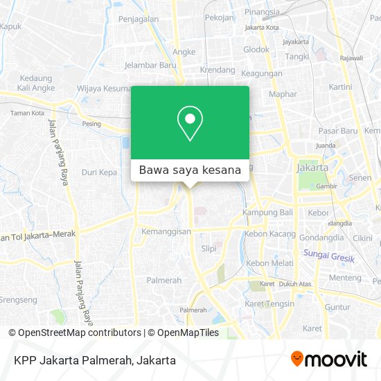 Peta KPP Jakarta Palmerah