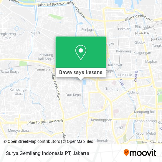 Peta Surya Gemilang Indonesia PT